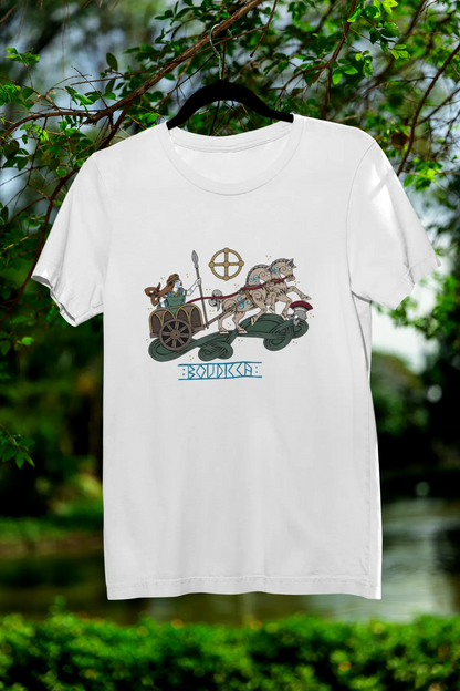 Boudicca Unisex T-Shirt – Celtic Warrior Queen Rebellion | LostRavn Collection
