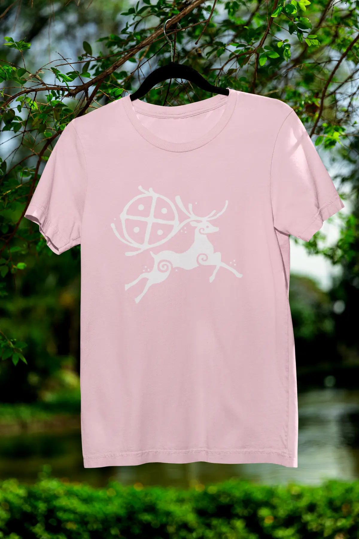 Horned Guardian / The Deer Unisex T-Shirt – Inspired by Nature & Myth