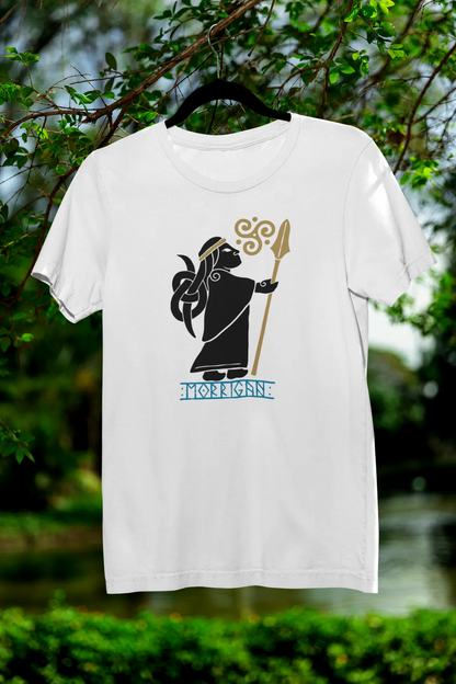 Morrigan Celtic Goddess Unisex T-Shirt – Irish Mythology & Ancient Legends Design