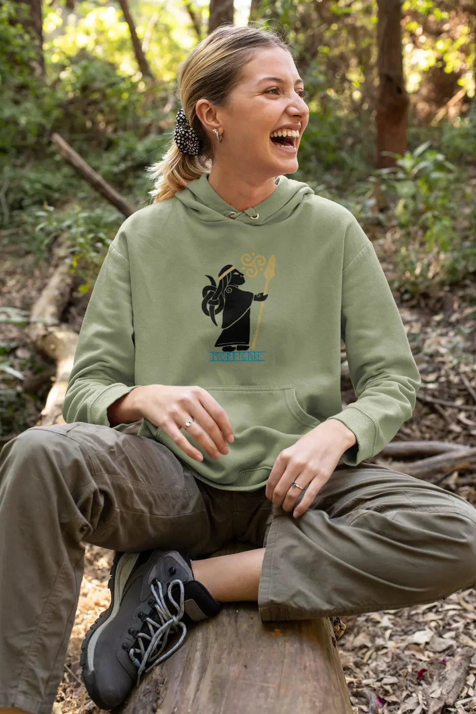 Morrígan Celtic Goddess Hoodie – Norse Mythology Unisex Pullover | LostRavn