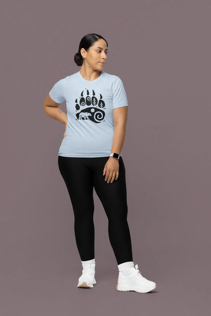Bear Paw Unisex T-Shirt – Embrace the Spirit of the Wild
