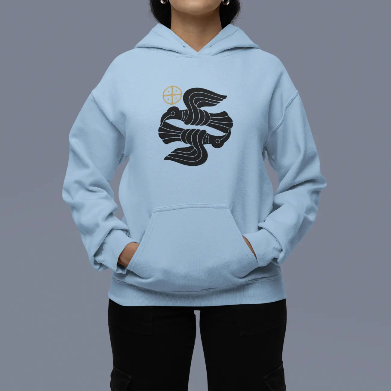 Viking Ravens of Odin Hoodie – Norse Mythology Unisex Pullover | LostRavn