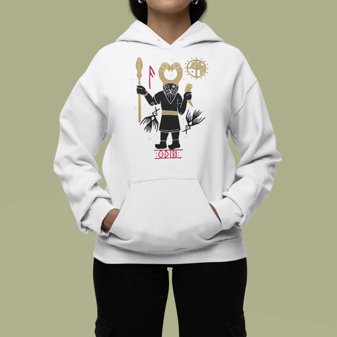 Odin Hoodie – Norse God of Wisdom, War & Runes | LostRavn Collection