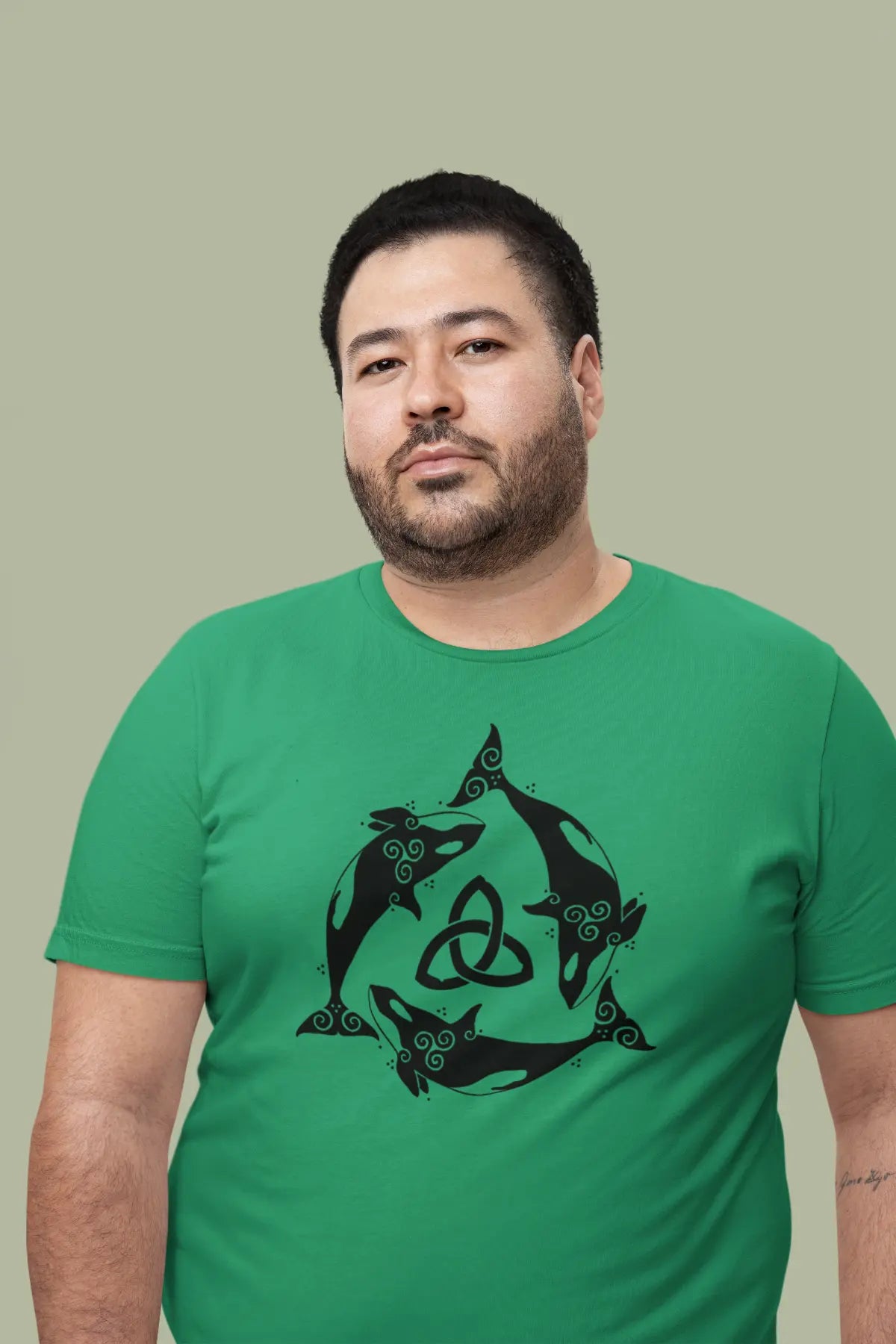 Orca Celtic Knot Unisex T-Shirt – Power, Freedom & Ocean Spirit