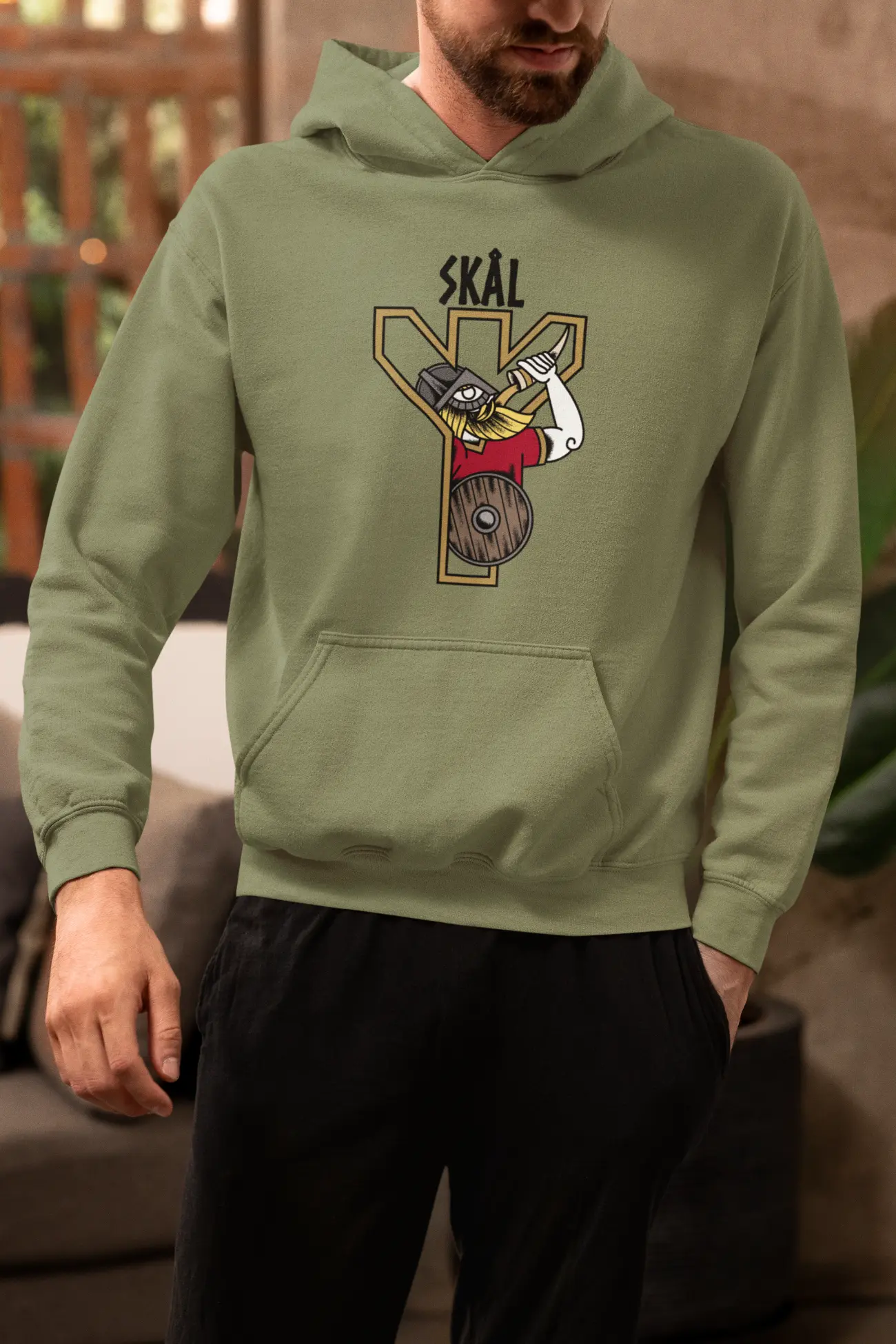 SKÁL Viking Hoodie – Norse Warrior Spirit & Strength