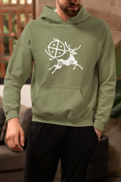 Horned Guardian Hoodie – Nature & Mythology Inspired Design  Subtitle (H2)