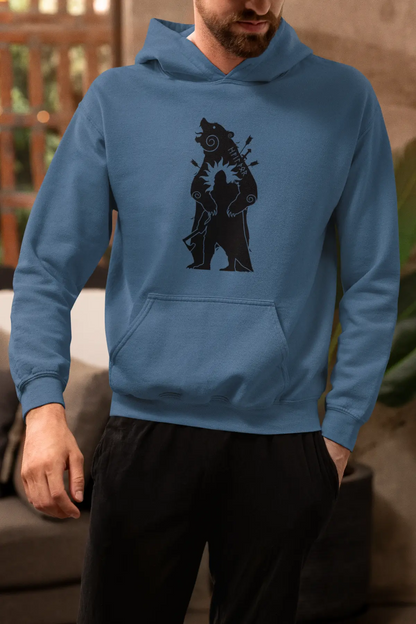 Viking Love Story Hoodie – Unisex Pullover Inspired by Legendary Warriors