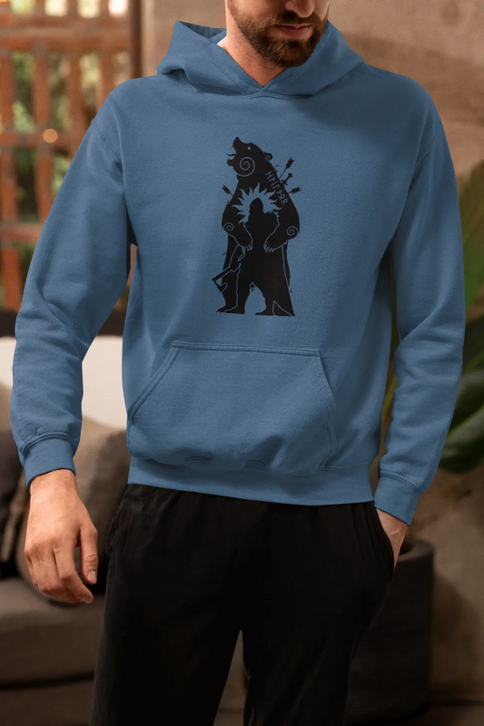 Viking Love Story Hoodie – Unisex Pullover Inspired by Legendary Warriors
