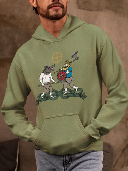 Berserkers’ Dance Unisex Hoodie – Fury of the Norse Warriors