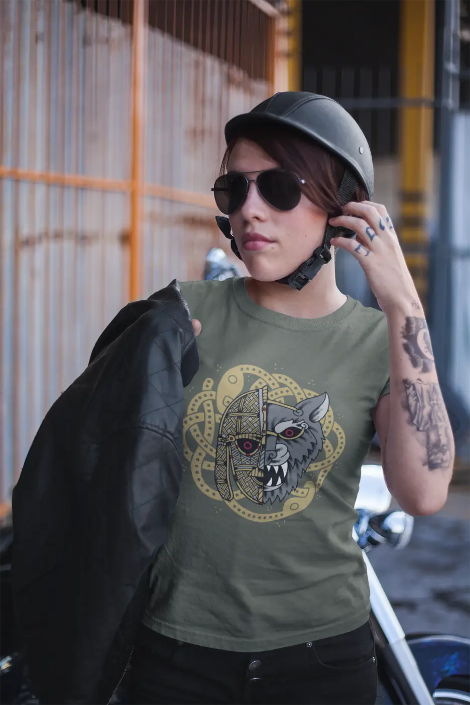 Ulfheðnar Viking Wolf Warrior T-Shirt – Norse Mythology & Anglo-Saxon Battle Heritage