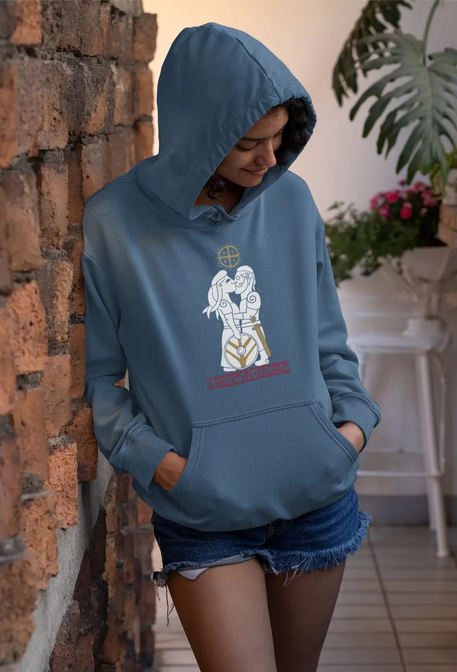 Viking Love Story Hoodie – Legendary Warrior-Inspired Design