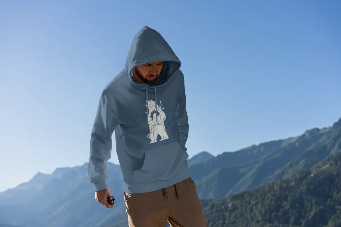 Hail Thor – Viking Berserker Warrior Hoodie - Unisex Norse Mythology Apparel