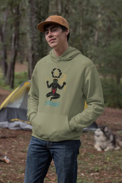 Cernunnos Unisex Hoodie – Celtic Horned God of Nature & Life Cycles | LostRavn Collection