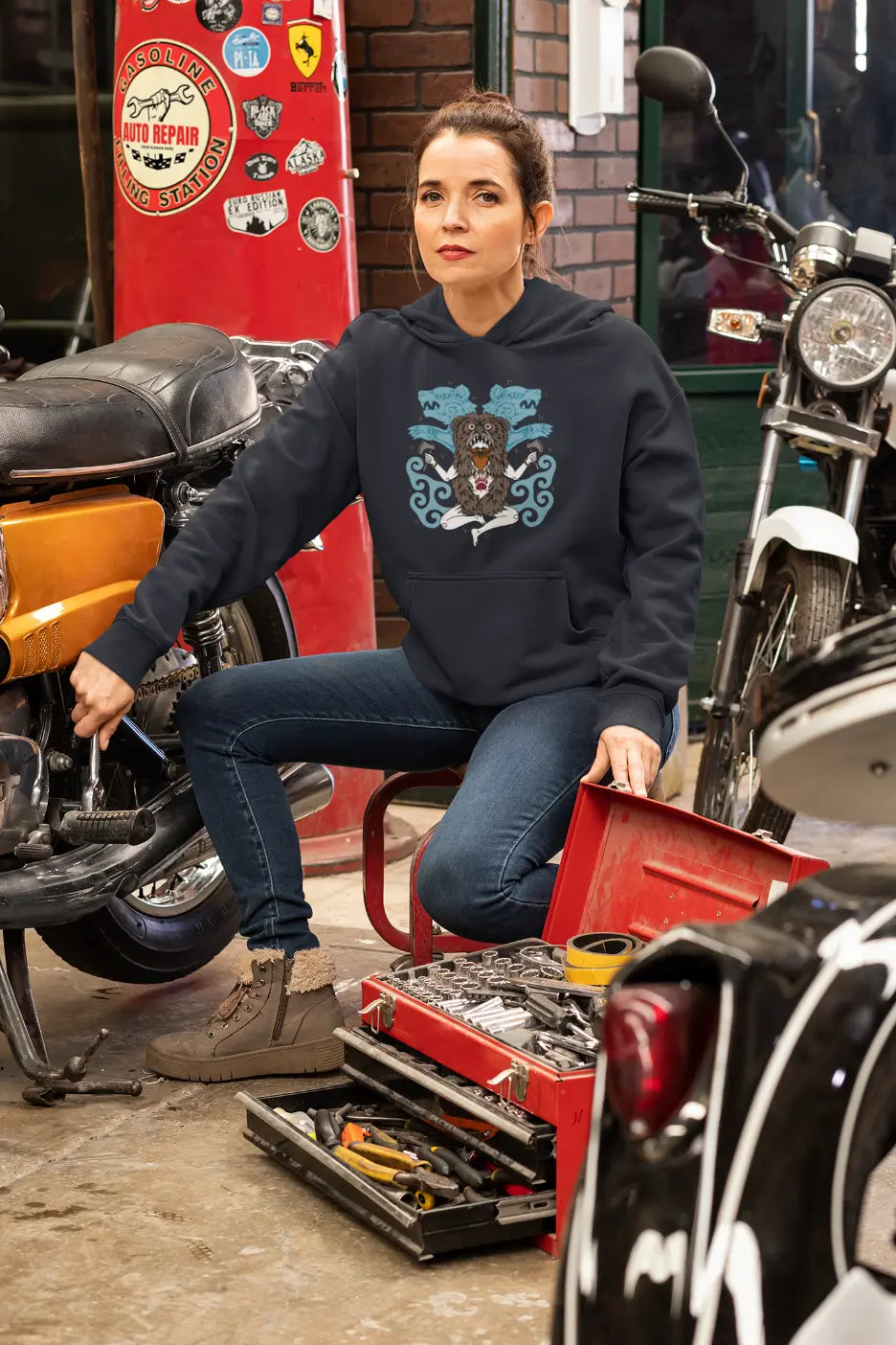 Berserker Ritual Unisex Hoodie – The Spirit of the Viking Warrior