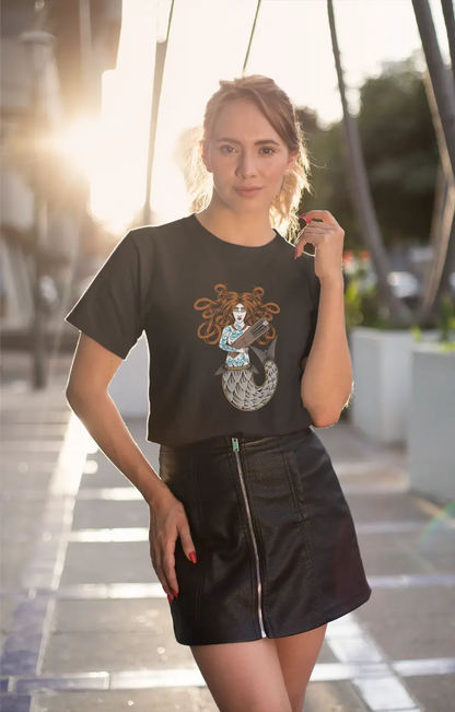 Mermaid Celtic Motifs Unisex T-Shirt – Myth, Music & Sea Spirit