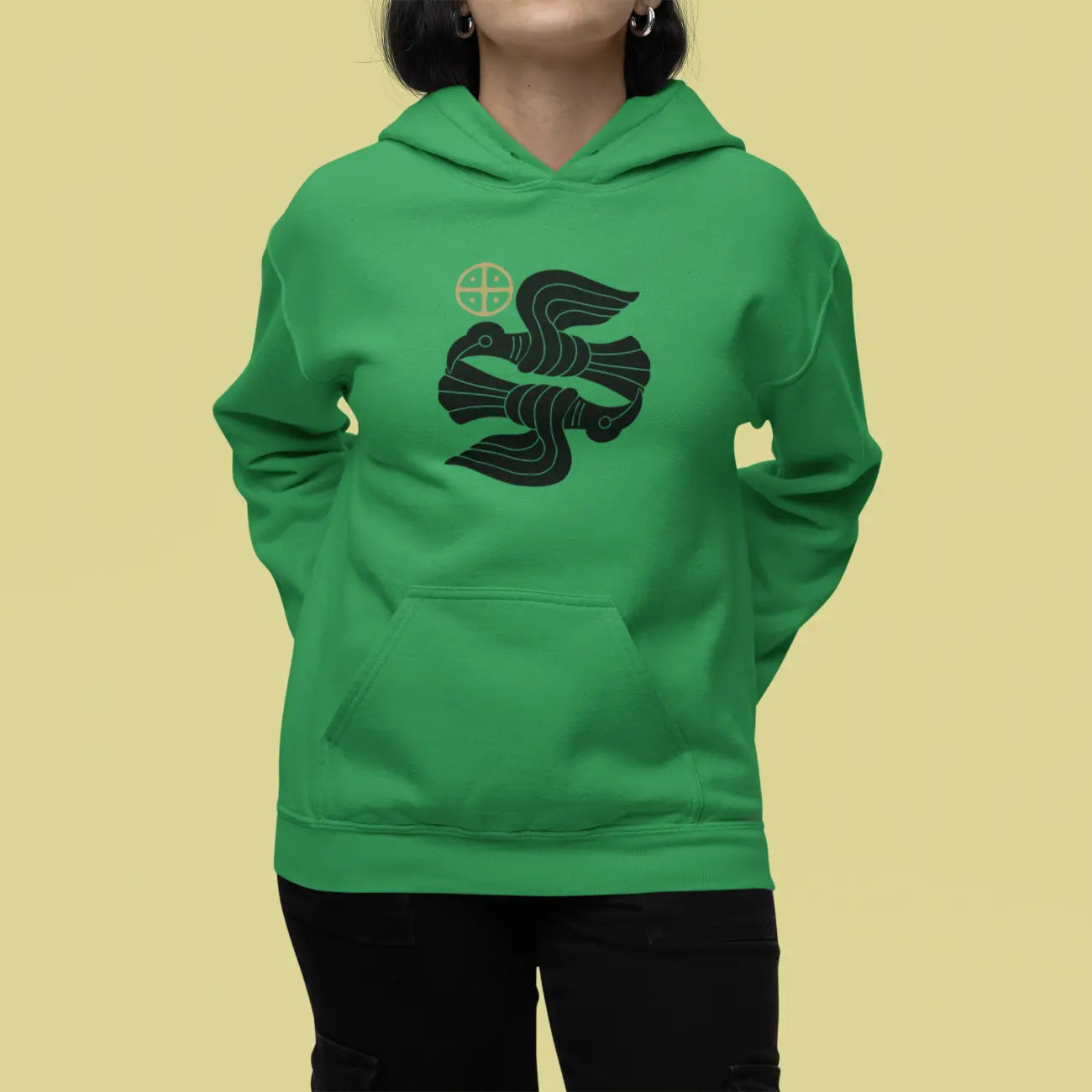 Viking Ravens of Odin Hoodie – Norse Mythology Unisex Pullover | LostRavn