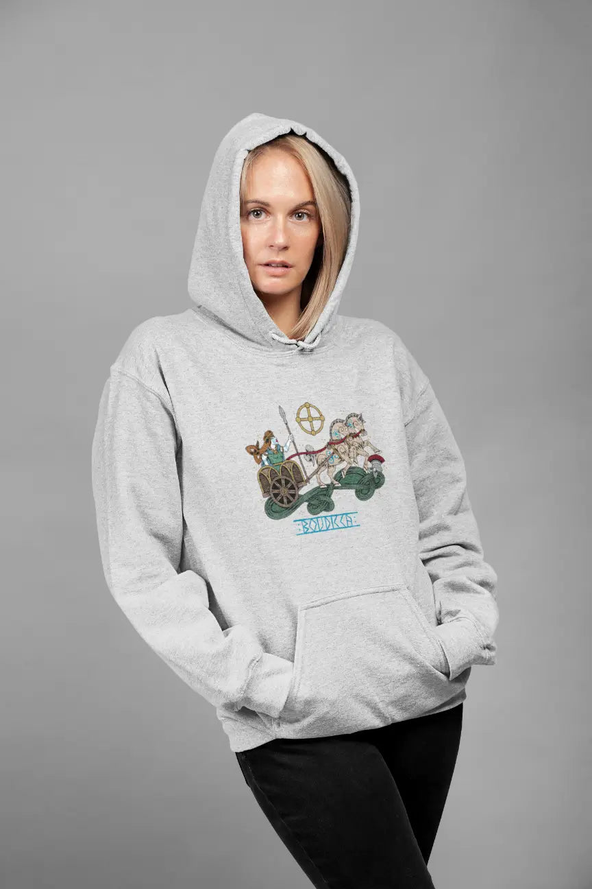 Boudicca Hoodie – The Warrior Queen Who Rose Against Empire | LostRavn Collection