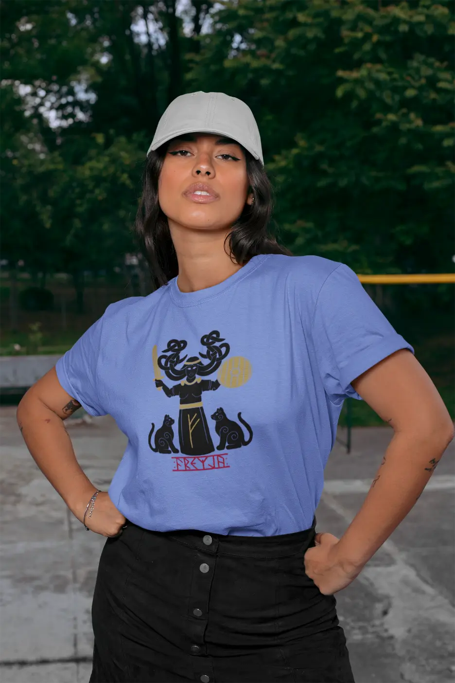 Freyja / Valfreyja Unisex T-Shirt – Norse Goddess of Strength, Spirit & Wild Freedom