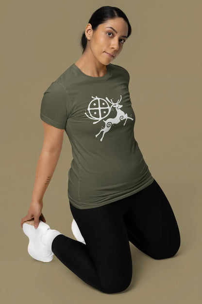 Horned Guardian / The Deer Unisex T-Shirt – Inspired by Nature & Myth