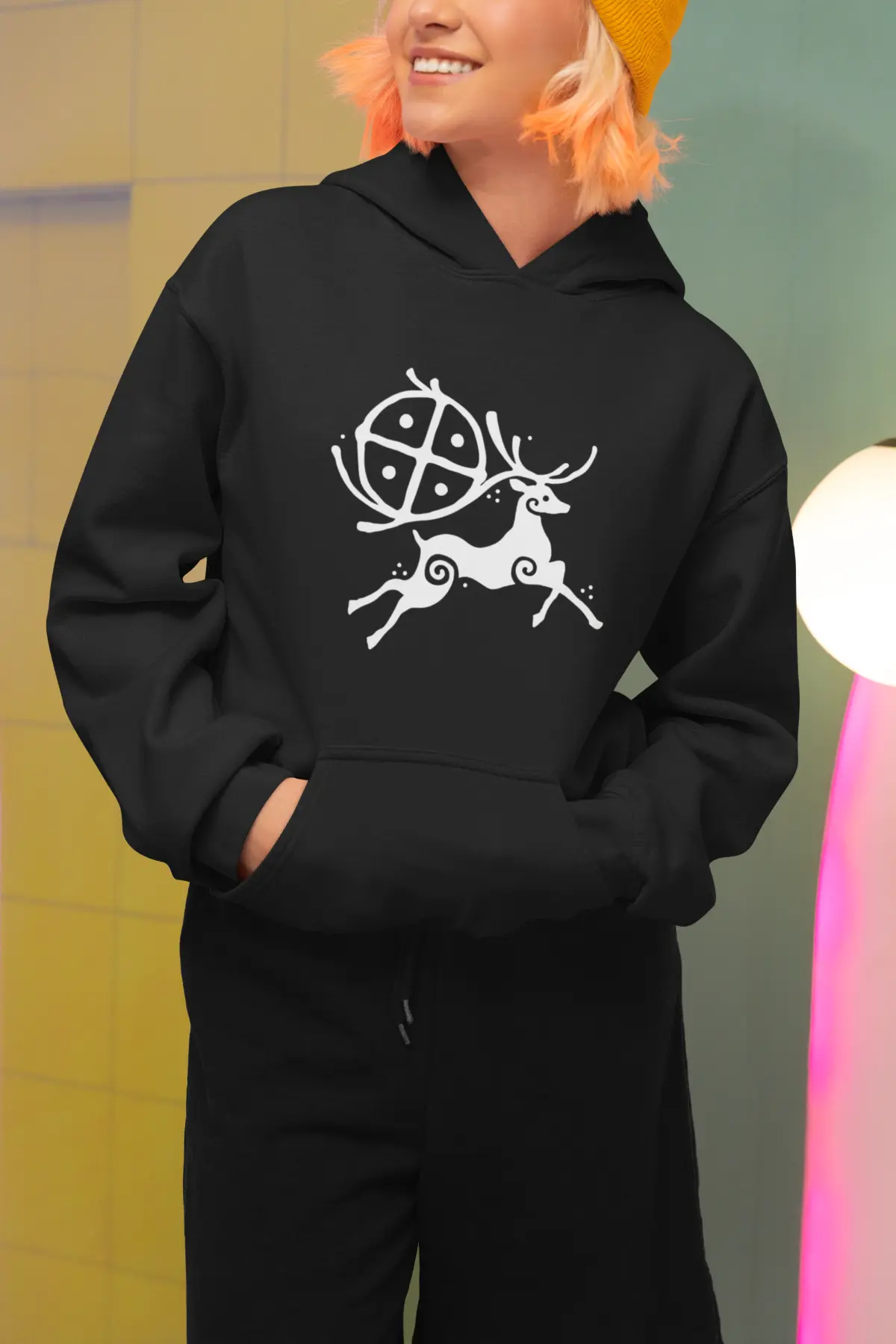 Horned Guardian Hoodie – Nature & Mythology Inspired Design  Subtitle (H2)