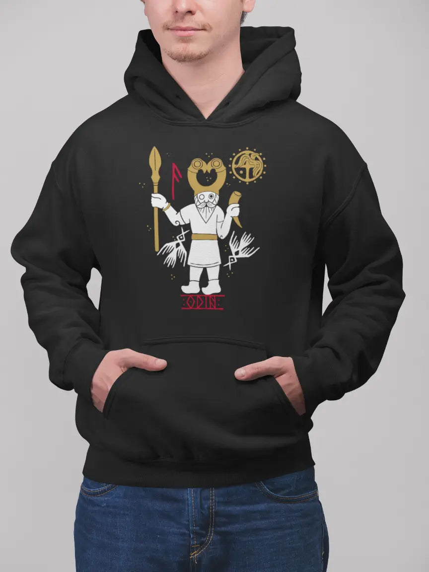 Odin Hoodie – Norse God of Wisdom & Viking Heritage | LostRavn