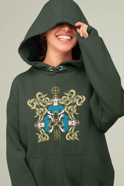 Norns Unisex Hoodie – Weavers of Fate & Time | LostRavn Collection