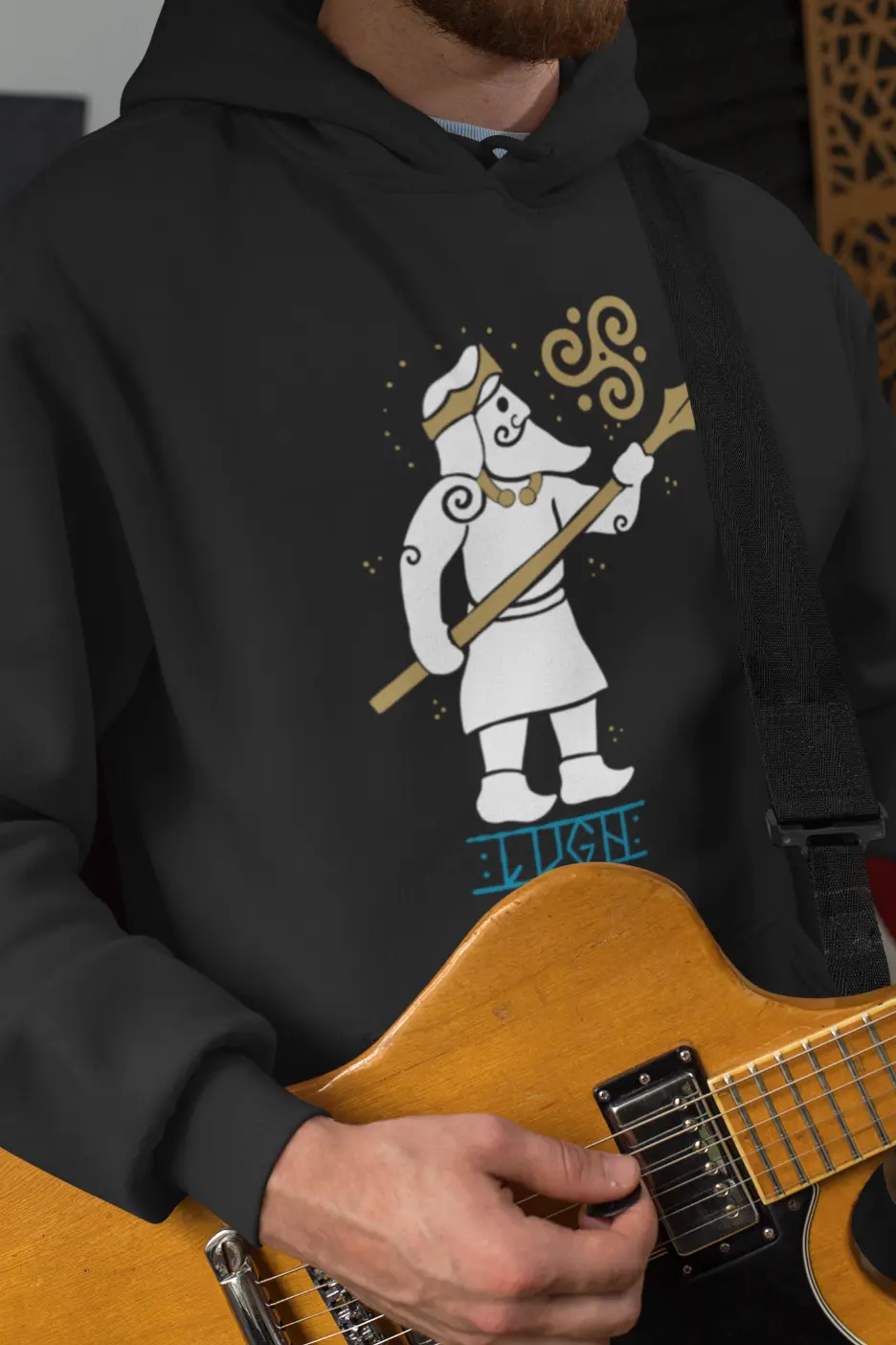 Lugh Unisex Hoodie – Celtic God of Skill & Mythology | LostRavn Collection