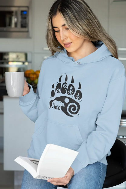 Bear Paw Unisex Hoodie – Strength of the North | LostRavn Collection