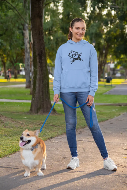 Horned Guardian Deer Hoodie – Nature & Myth Inspired