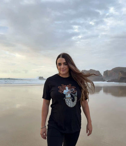 Mermaid Celtic Motifs Unisex T-Shirt – Myth, Music & Sea Spirit