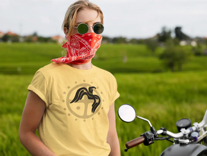 Raven Norse Mythology Unisex T-Shirt – Odin’s Ravens & LostRavn Logo