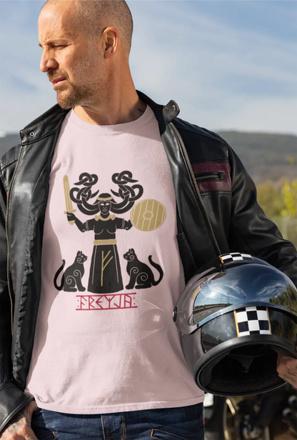 Freyja / Valfreyja Unisex T-Shirt – Norse Goddess of Strength, Spirit & Wild Freedom