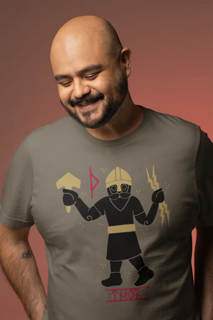 Thor Stormforged Viking T-Shirt – Norse Mythology & Mjolnir Symbol