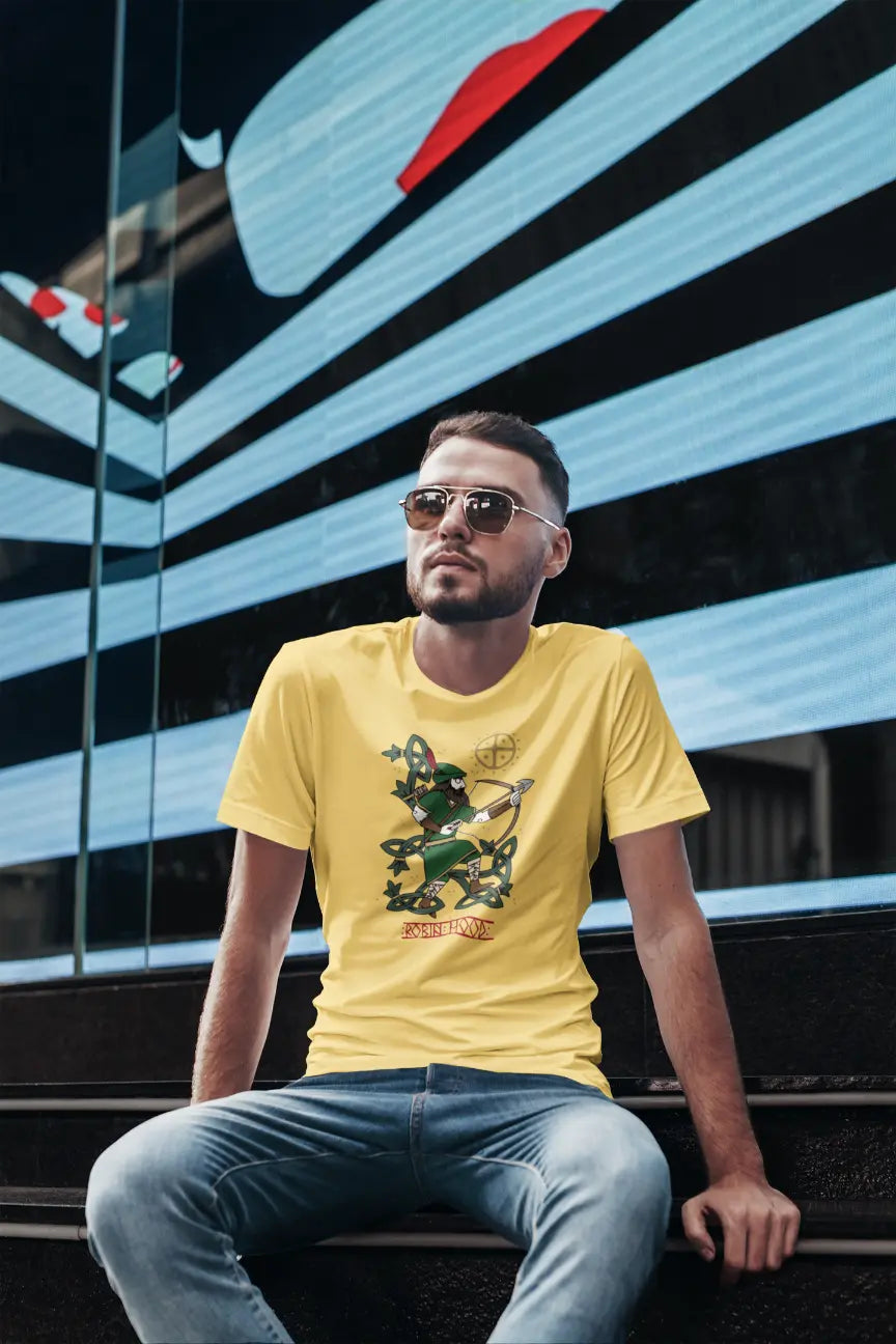 Robin Hood T-Shirt – Outlaw Hero of Sherwood Forest Unisex Cotton Tee