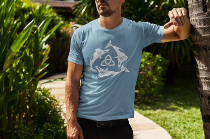 Orca Celtic Knot Unisex T-Shirt – Ocean Power & Ancient Symbolism