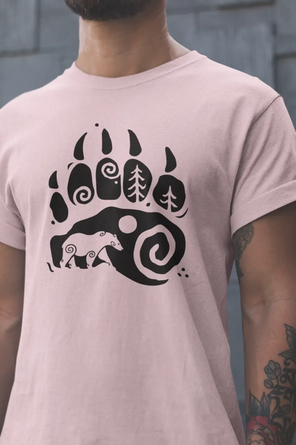 Bear Paw Unisex T-Shirt – Embrace the Spirit of the Wild