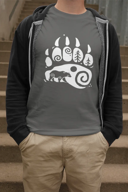 Bear Paw Unisex T-Shirt – King of the Forest
