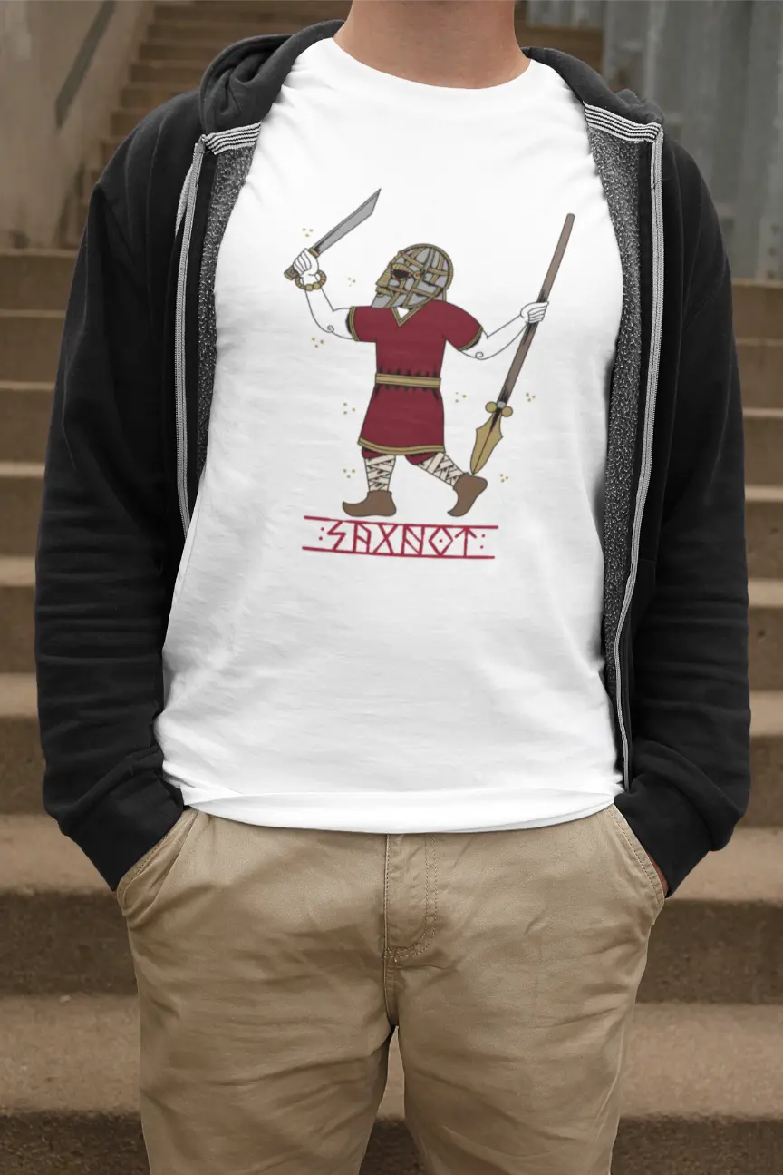 Seaxnēat T-Shirt – Anglo-Saxon God of the Saxons Unisex Cotton Tee