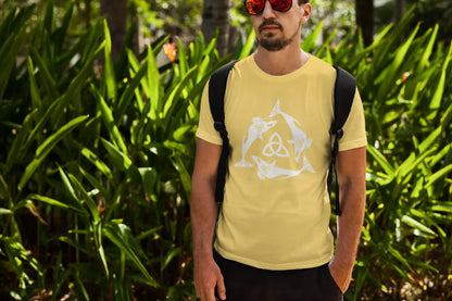 Orca Celtic Knot Unisex T-Shirt – Ocean Power & Ancient Symbolism