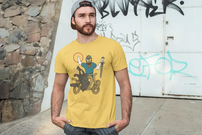 Bound by Fate Viking T-Shirt – Tyr & Fenrir Norse Mythology Unisex Cotton Tee