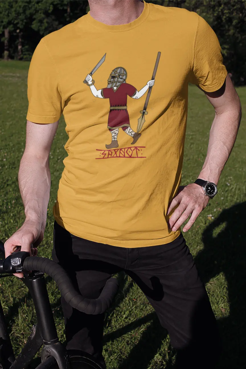 Seaxnēat T-Shirt – Anglo-Saxon God of the Saxons Unisex Cotton Tee