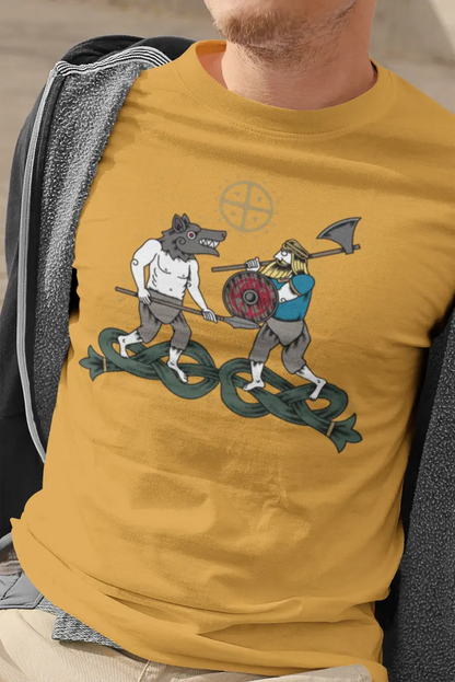 Berserkers’ Dance T-Shirt – Viking Age Warrior Art | LostRavn Collection