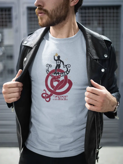 Last Stand of Thor T-Shirt – Ragnarok Norse Mythology Unisex Cotton Tee