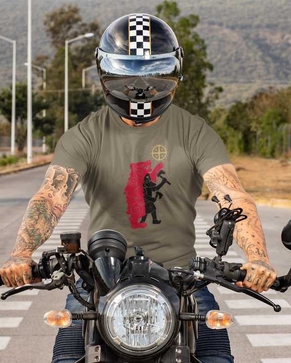Bear Skin Berserker Unisex T-Shirt – Viking Warrior Spirit | LostRavn