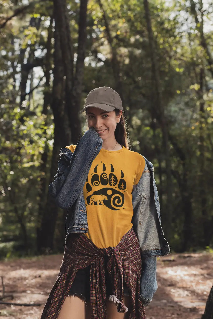 Bear Paw Unisex T-Shirt – Embrace the Spirit of the Wild