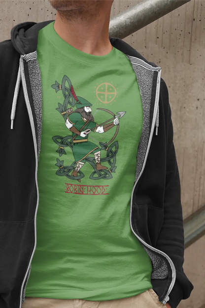 Robin Hood T-Shirt – Outlaw Hero of Sherwood Forest Unisex Cotton Tee