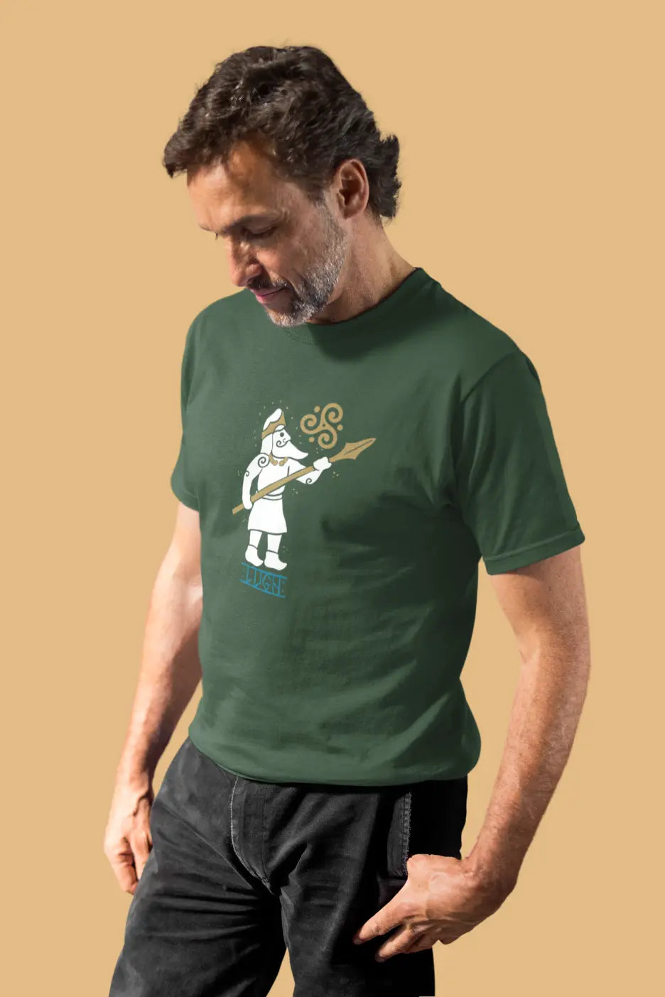 Lugh Celtic God Unisex T-Shirt – Irish Mythology, Skill & Mastery Design