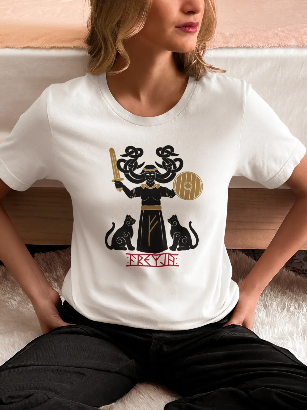 Freyja T-shirt, Norse Goddess